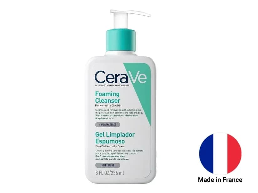 Cerave Foaming Cleanser for Normal to Oily Skin 236ml - France