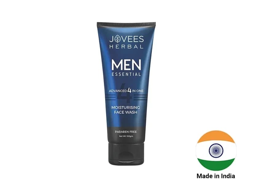 Jovees Men Essential 4-in-1 Moisturising Face Wash 100g