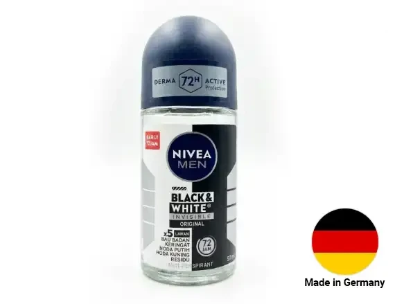 NIVEA MEN Black & White Invisible Original Roll-On 50ml