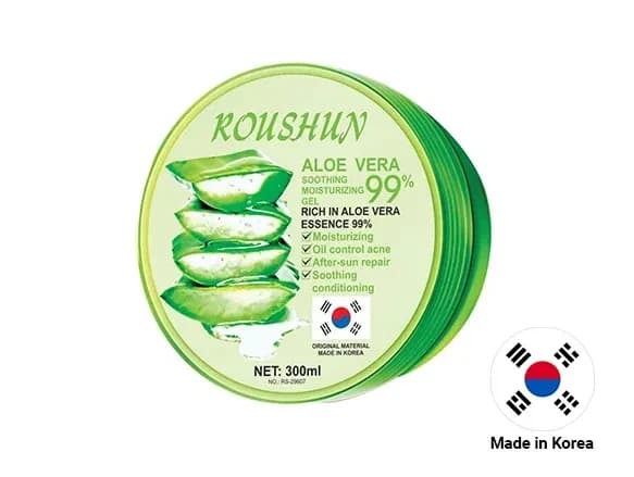 Roushun Aloe Vera Soothing Moisturizing Gel 99% 300ml