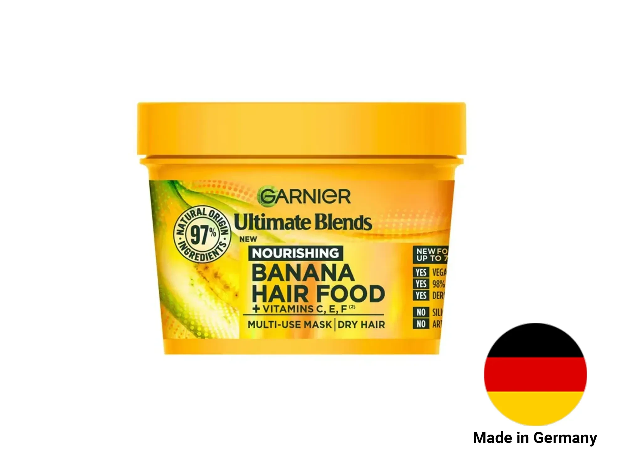 Garnier Ultimate Blends Banana 3 in 1 Hair Mask 390ml-Germany